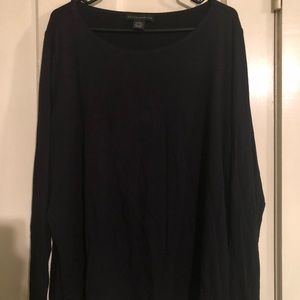 CASUAL LONG SLEEVE BLACK SHIRT